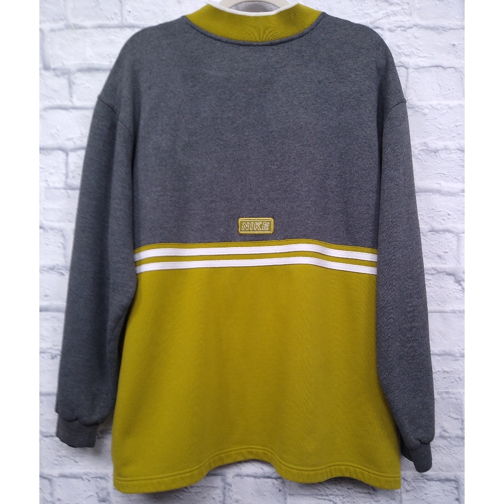 Vintage 90's Y2K Nike 1/4 Zip Sweatshirt XXL - Picture 4 of 6
